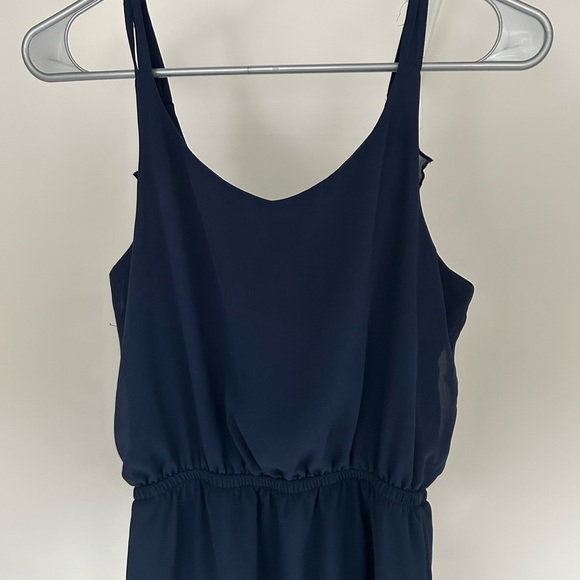 ❤️2/20-Elegant Navy Blue Sleeveless Dress - Picture 4 of 5